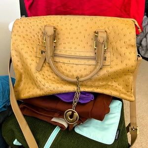 Charles Jourdan leather tote